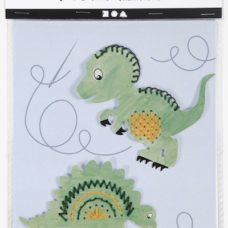 Mini Kit - Broderie Dinosaure